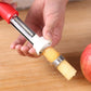 🍎 KÖP 1, FÅ 1 GRATIS! 🔪 Rostfritt 2-i-1 Fruktkärnare & Skalare – Skär, Urkärna & Servera Som En Proffskock! ✨