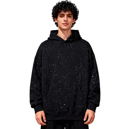Bekväm hoodie med stjärnhimmel