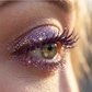 Vattentät glittermascara med lång hållbarhet
