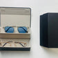 👓 50% RABATT! 🕶️ Glasögonfodral i Läder – Rymmer Flera Glasögon, Mjuk Insida & Perfekt För Förvaring & Resor 🧳