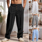 👖 50% RABATT 🌿 | Raka Linnebyxor – Dragsko & Andningsbar Passform