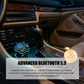 📻 50% RABATT! 🚗 Universell FM-Bluetooth-sändare med Dubbla USB-portar – Trådlös Musikströmning & Handsfree-samtal 🔌