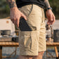 🩳 50% RABATT! 👖 Lätta Cargoshorts – Andningsbart Tyg, Knälång Skärning & Säkra Fickor För Telefon & Nycklar, Bekväma Hela Dagen ✅