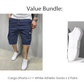 🩳 50% RABATT! 👖 Lätta Cargoshorts – Andningsbart Tyg, Knälång Skärning & Säkra Fickor För Telefon & Nycklar, Bekväma Hela Dagen ✅
