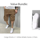 🩳 50% RABATT! 👖 Lätta Cargoshorts – Andningsbart Tyg, Knälång Skärning & Säkra Fickor För Telefon & Nycklar, Bekväma Hela Dagen ✅