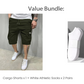 🩳 50% RABATT! 👖 Lätta Cargoshorts – Andningsbart Tyg, Knälång Skärning & Säkra Fickor För Telefon & Nycklar, Bekväma Hela Dagen ✅