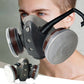 😷 50% RABATT! 🎁 Gasmask med Dubbla Filter & Aktivt Kol – Professionellt Skydd, Hög Filtrering & Andningsbar 🛡️