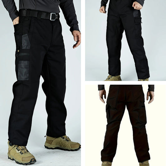 👖 50 % RABATT NU! 🛡️ Herr cargobyxor i taktisk design – gott om fickor, förstärkta knän & perfekta för krävande aktiviteter 💪