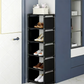 👠 50% RABATT! 🚪 Vertikal Shoe Rack för Ingång – Utrymmesbesparande, Stabil Metallram & Enkel Montering 👟