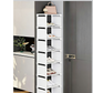 👠 50% RABATT! 🚪 Vertikal Shoe Rack för Ingång – Utrymmesbesparande, Stabil Metallram & Enkel Montering 👟