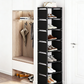 👠 50% RABATT! 🚪 Vertikal Shoe Rack för Ingång – Utrymmesbesparande, Stabil Metallram & Enkel Montering 👟