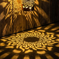 Solcellsdriven mandala projektorlampa