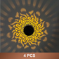 Solcellsdriven mandala projektorlampa
