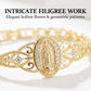 📿 50% RABATT NU! 🌸 Elegant ihålig blomma Jungfru Maria armband – Delikat design & hypoallergen – Perfekt för dagligt tro-inspirerat bruk – andlighet möter stil ✨🙏