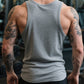 💪 50% RABATT 👕 | Mäns Bomull Fitness Tank Top – Atletisk Passform & Andningsbar
