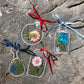 🌸 Transparenta Bokmärken med Torkade Blommor (med gratis spetsband) 🦋