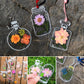 🌸 Transparenta Bokmärken med Torkade Blommor (med gratis spetsband) 🦋
