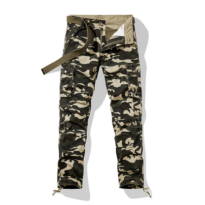 👖 57% RABATT! 🔥 Herr Klassiska Kamouflagemönstrade Cargobyxor – Många Fickor, Bekväm Passform & Perfekt för Utomhusbruk 🏕️
