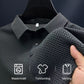 👔 60% RABATT ❄️ | Herr Is-Silke Polo-tröja – Andningsbar & Skrynkelfri för Sommar