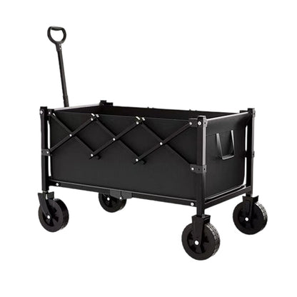 🛒 Skandinavisk Friluftsvagn – Hopfällbar & Hjulförsedd – Perfekt för Strand, Skog & Festival – Tål Tuffa Tag 🏖️