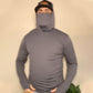 🏃 50% RABATT NU! ☀️ Herr Lättvikt Snabbtorkande UV-Skydd Hoodie – Inbyggd Ansiktsskydd, 4-vägs Stretch & Svettavvisande 💨