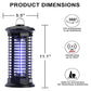 🦟 50% RABATT! ⚡ Högeffektiv Elektrisk Bug Zapper Lampa – Kraftfullt UV-ljus, Säker För Inomhus & Utomhusbruk 🏠