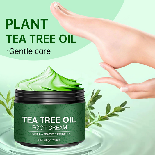 Lugnande Aloe Vera & Tea Tree fotfuktcreme