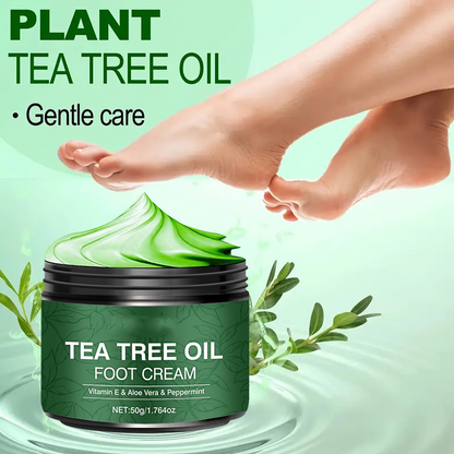 Lugnande Aloe Vera & Tea Tree fotfuktcreme