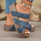 👡 50% RABATT ☀️ | Kilklackssandaler – Dubbla Remmar & Plattform