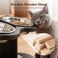 🐱  🍽️ Upphöjd hund- och kattmatskål med 3 skålar – halkfri & stabil – ergonomisk design för bättre matsmältning 🐾