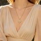 🌻 50% RABATT NU! ✨ Solros Hängsmycke Halsband för Kvinnor – Glittrande Kubisk Zirkonia, Lättvikt & Hållbar Guldton Finish 💛
