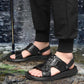 👞 50% RABATT! 🔥 Sandaler för män i koskinn med dubbla användningsområden och ventilerande hål – Andningsbara, halkfria & perfekta för strand eller vardagsbruk ☀️