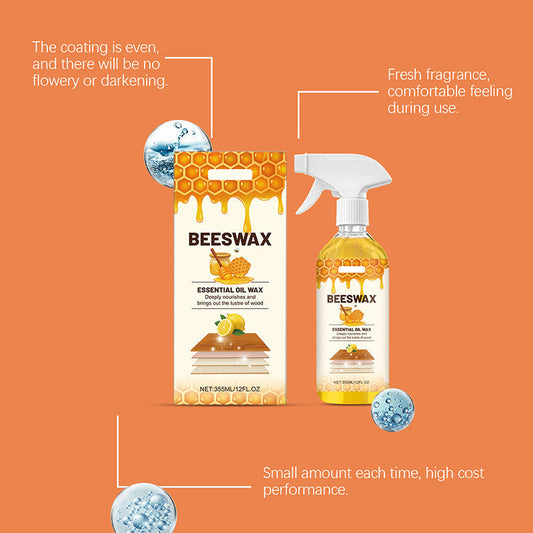 🐝 50% RABATT NU! 🌳 Bivaxspray för Trägolv – Rengör, Återställer Glans & Tar Bort Repor ✨