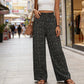 👖 50% RABATT! ✨ Damers Rynkade Högmidjeda Bredbyxor – Bekväm Passform, Elegant Design & Perfekt För En Stilren Look 🌸