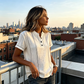 👚 50% RABATT! 🌸 Avslappnad Damtopp med Kort Ärm – Lätt Tyg, Ledig Passform & Perfekt För En Avslappnad Sommarkänsla ☀️