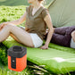 🔥50% RABATT!🔥Mini Elektrisk Luftpump för Utomhusbruk med Lampa