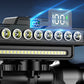 🔦 50% RABATT NU! 🚲 Uppladdningsbar Cykelstrålkastare med 28 LED & Signalhorn – USB-Laddning & Fjärrkontroll – Säkerhet för Nattcykling 🌙