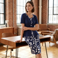 👗 50% RABATT NU! 🎨 Färgblock Pennkjol & Topp-set – Figursmäckrande, snyggt & perfekt för kontor, middag eller speciella tillfällen – mångsidigt set 🔥
