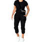 Bekvämt Tracksuit för Damer – Tvådelat Set med Fickor, Justerbar Dragsko & Andningsbart Tyg, 8 Färger ✨