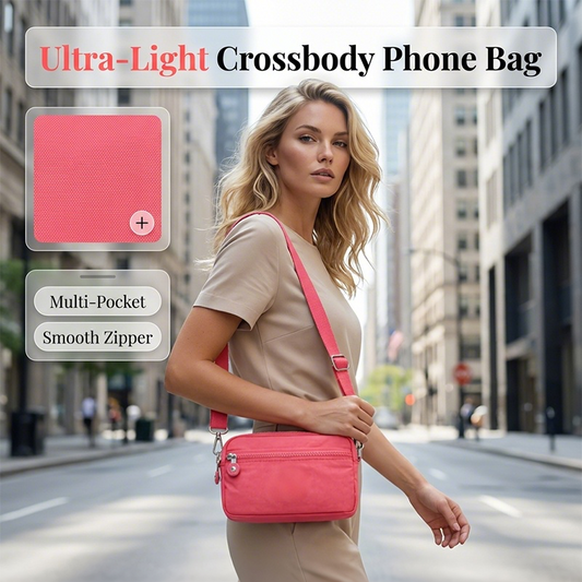 👜 ✨ TIDSBEGRÄNSAT ERBJUDANDE 50% RABATT! Lättviktig Nylon Crossbody-väska – 20+ Färger, Vattenresistent, Kompakt 📱