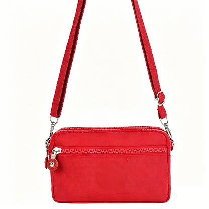 👜 ✨ TIDSBEGRÄNSAT ERBJUDANDE 50% RABATT! Lättviktig Nylon Crossbody-väska – 20+ Färger, Vattenresistent, Kompakt 📱