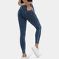 👖 50% RABATT NU!✨ Casual Stretch Denim Leggings – Hög Midja & Bakfickor – Smickrande Jeggings för Vardagsbruk 💃