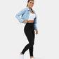 👖 50% RABATT NU!✨ Casual Stretch Denim Leggings – Hög Midja & Bakfickor – Smickrande Jeggings för Vardagsbruk 💃