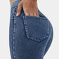👖 50% RABATT NU!✨ Casual Stretch Denim Leggings – Hög Midja & Bakfickor – Smickrande Jeggings för Vardagsbruk 💃