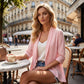 🧶 50% RABATT NU!☀️ Dam Sommar Öppen Stickad Kofta – Lätt & Andningsbar – Snygg Överdel 👗
