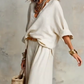 🍁2026 New Arrival👚👖 Chic Women’s V-Neck Top & Wide-Leg Pants Set – One Outfit, Zero Styling Stress