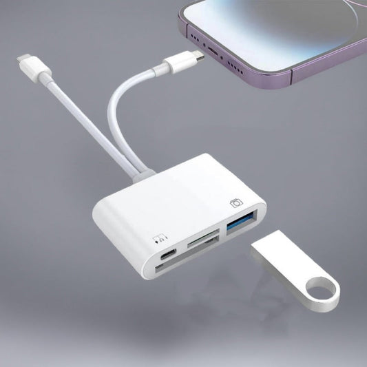 📱 50% RABATT NU! ⚡ 3-i-1 USB-C Minneskortläsare – Snabb Filöverföring & Plug-and-Play – Perfekt för Telefon, Dator & Android 💻