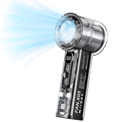 🌀 50% RABATT! 🔥 Bärbar kylfläkt utan blad – Personlig minikylfläkt med digital display & över 100 hastighetsinställningar – Tyst, nedkylning direkt & uppladdningsbar – perfekt för skrivbordet, sängen eller resan ❄️