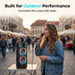 🔥 50% RABATT på utvalda produkter🎉 🚚Gratis Frakt 📢Bärbar Bluetooth-högtalare med trådbunden mikrofon