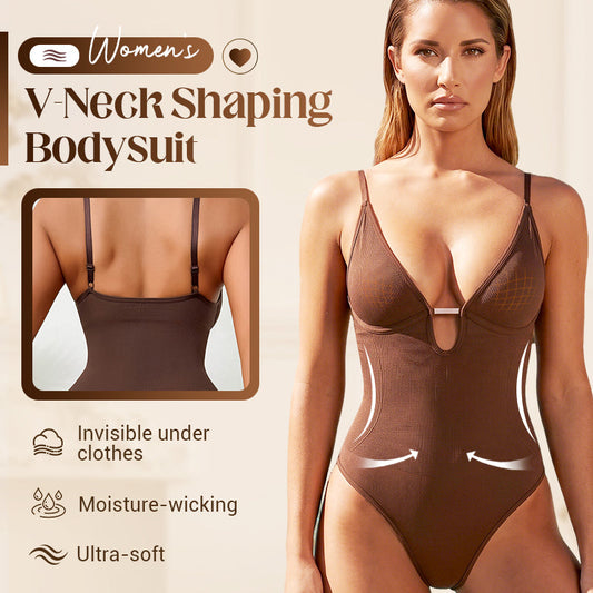 👙 50% RABATT! ✨ Bodysuit med V-ringning och midjeformande effekt för damer – Smidig, stödjande & mångsidig – Perfekt för vardag, fest eller under en skjorta – len och bekväm 💫